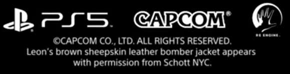 RE4 Remake Leon's Jacket Disclaimer Message